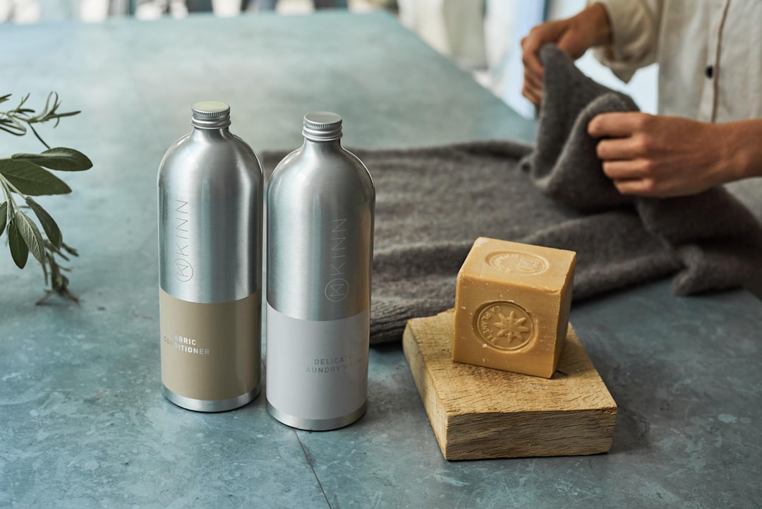 KINN Living eco-friendly refillable cleaning and laundryy products. Photographed by Ollie Grove